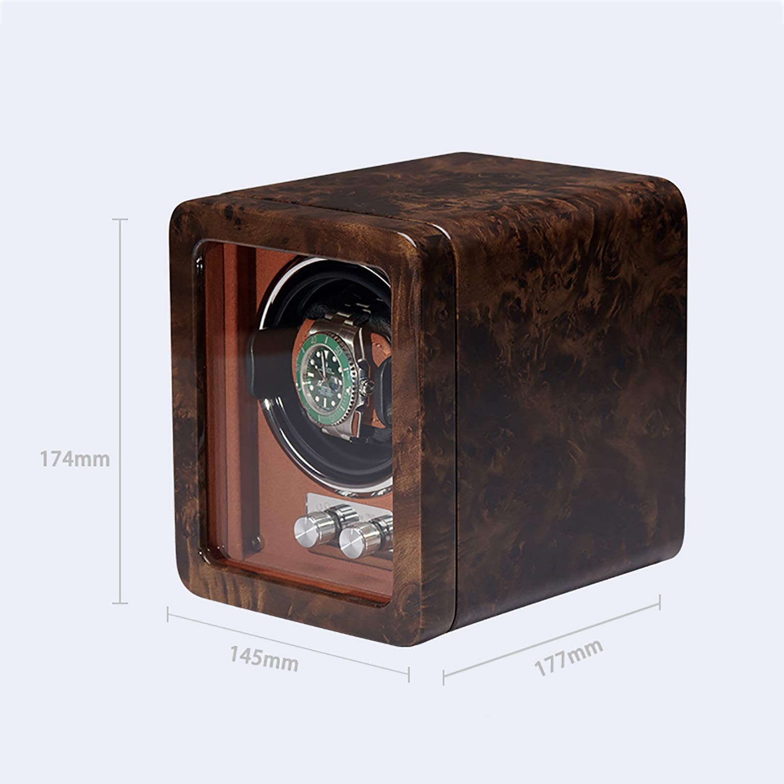 Scatola carica orologi automatica meccanica, posizionatore rotante con funzionamento silenzioso, ideale per uso domestico