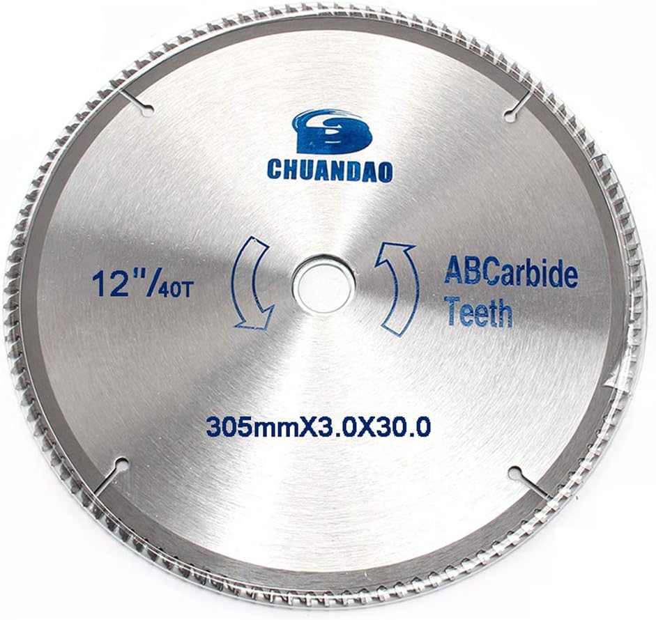 9'' x 100 Teeth Circular Saw Blade 1-inch Arbor Wood Cut Off Blade for Cutting Hard & Soft Wood (9'' X 100Teeth)