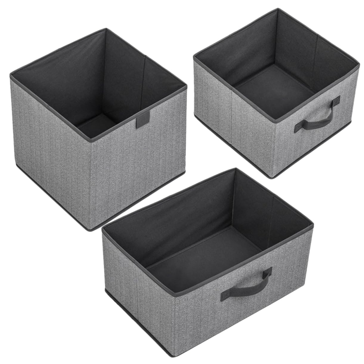 Boîtes de rangement en tissu Cabilock pour garde-robe et vêtements