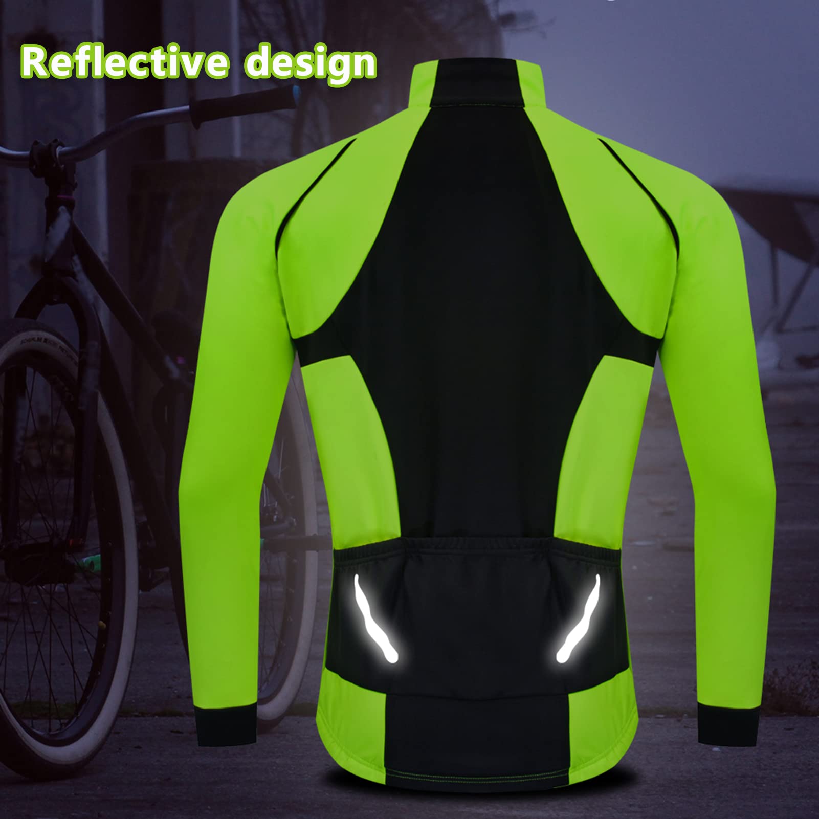 Veste De Cyclisme D'hiver Polaire Coupe-vent ARSUXEO - Style 3-en-1, Unisexe, Neuve Avec étiquettes