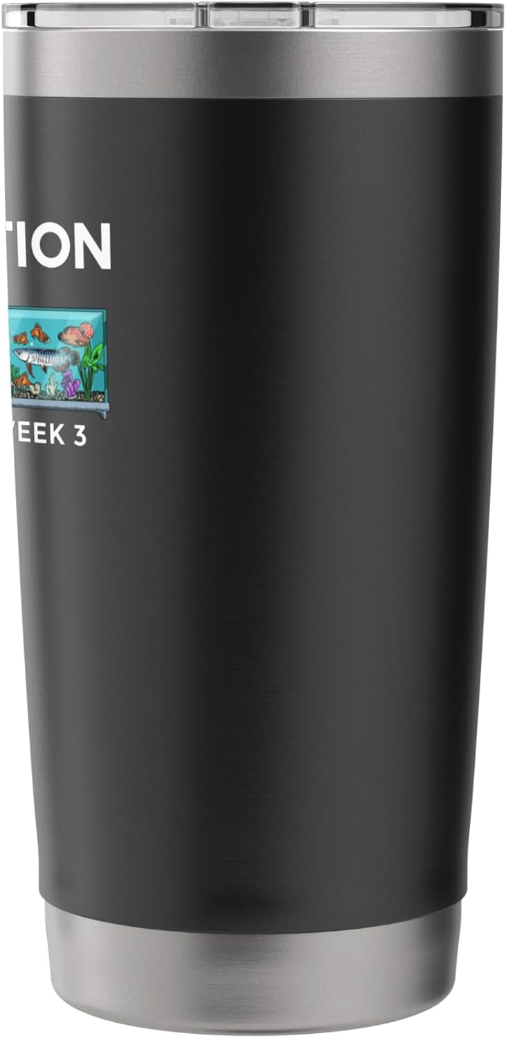 Fish Tank Art For Men Women Coral Fish Tank Lover Aquarium Stainless Steel Insulated Tumbler image 2