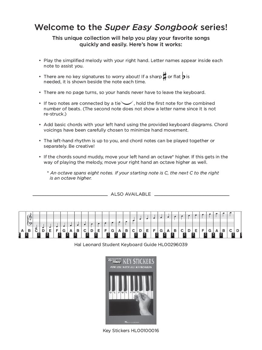 Hymns - Super Easy Songbook | 60 Traditional Christian Hymns for Beginner Piano | Includes Amazing Grace Rock of Ages and More