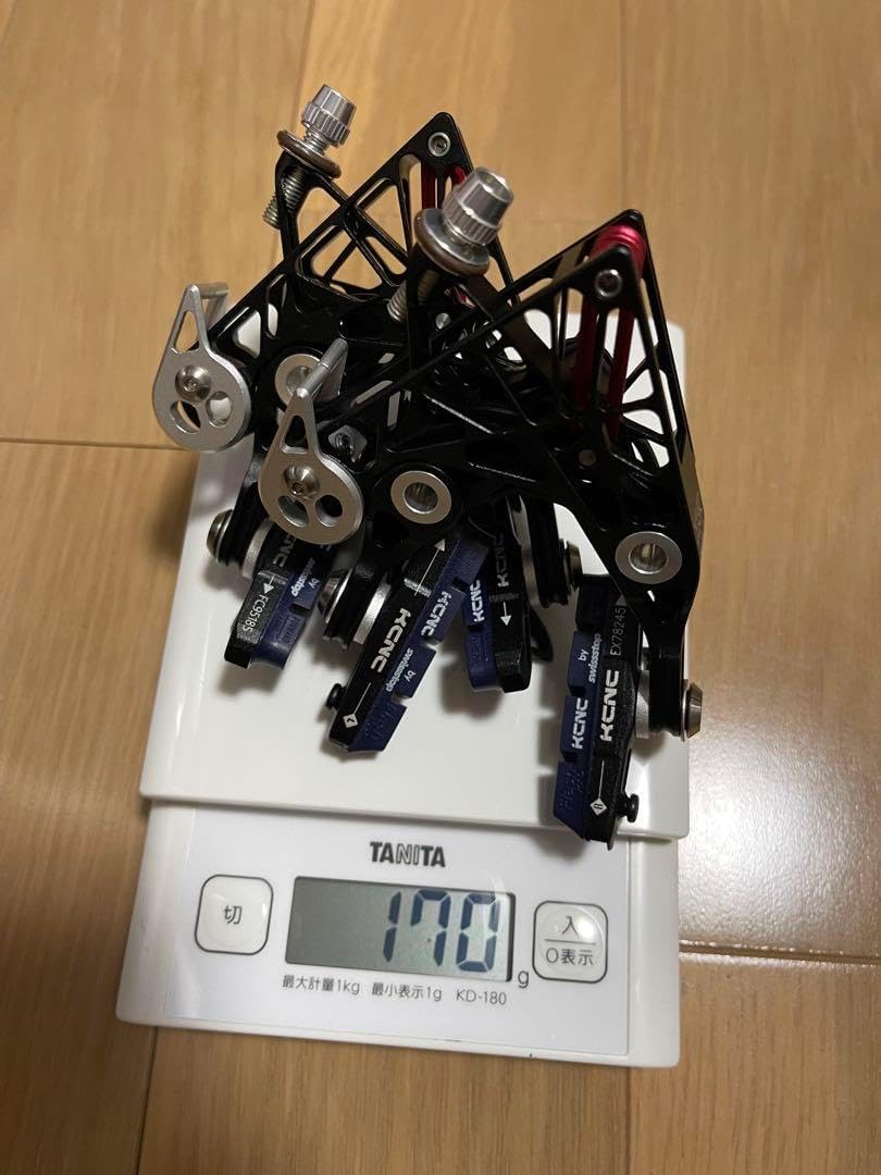 KCNC CB3 軽量ブレーキキャリパー KCNC CB3 キャリパーブレーキ チタンセンターボルト 前後セット