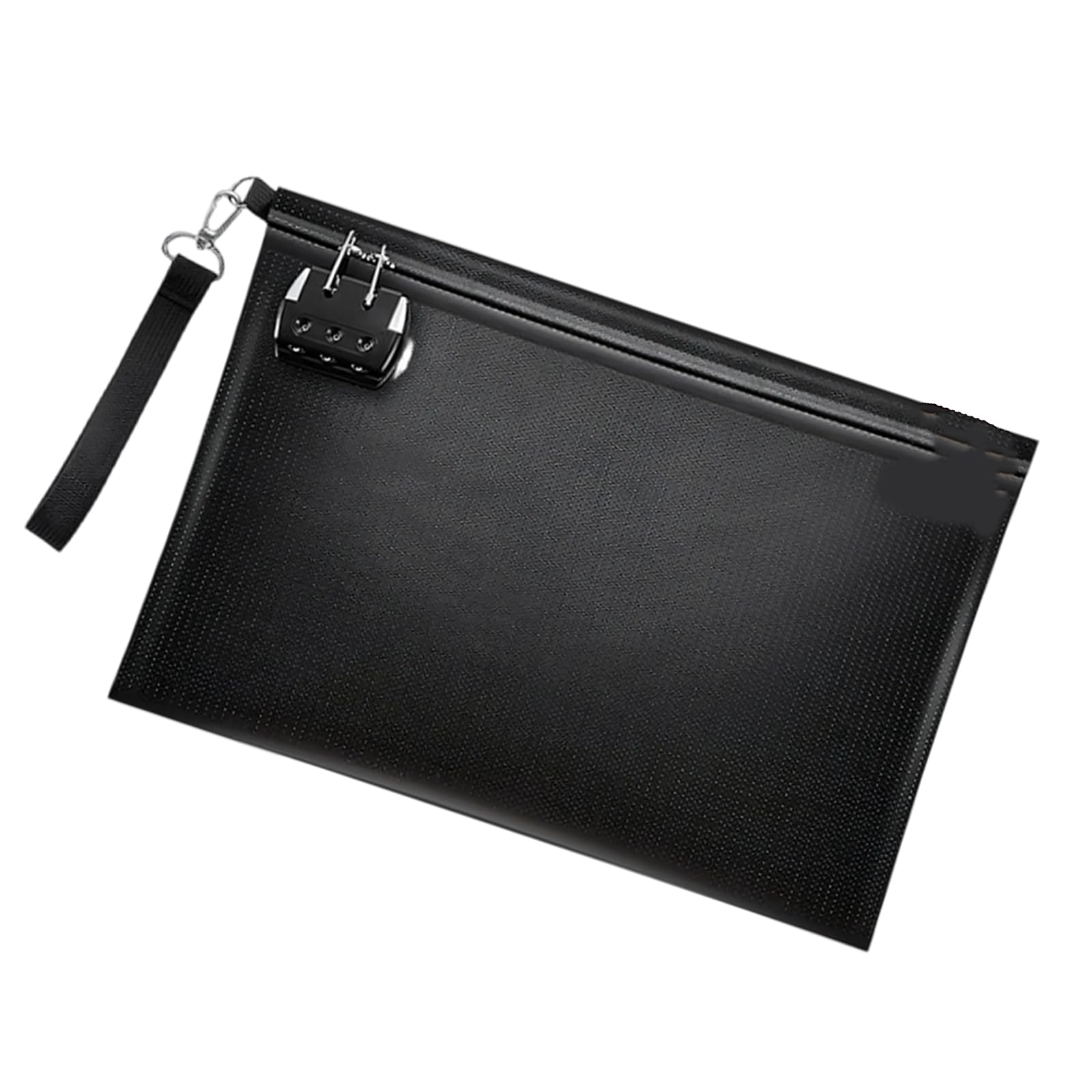 our fave Privacy Locking Pouches Constructed From Glass Fiber Materials with Isolated Sections for Efficient Filing Removable Belt Document Bag