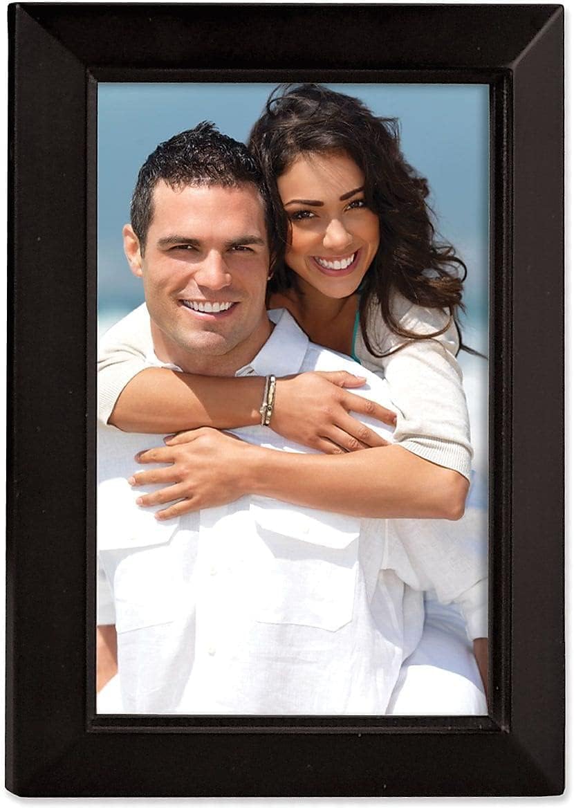 Lawrence Frames Estero Collection, Black Wood 8 by 10 Picture Frame