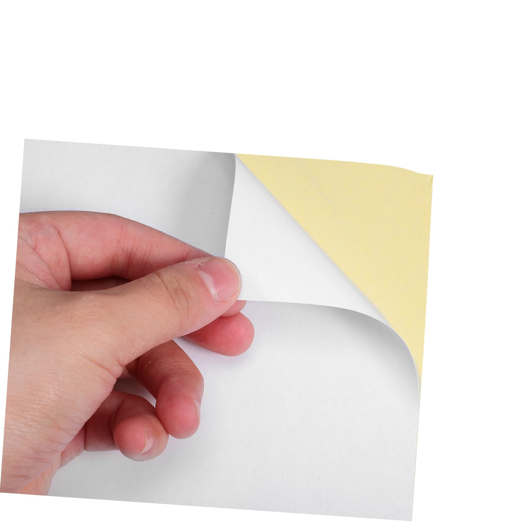 Papier Étiquette pour Imprimante A4 100 Feuilles Autocollantes Blanches