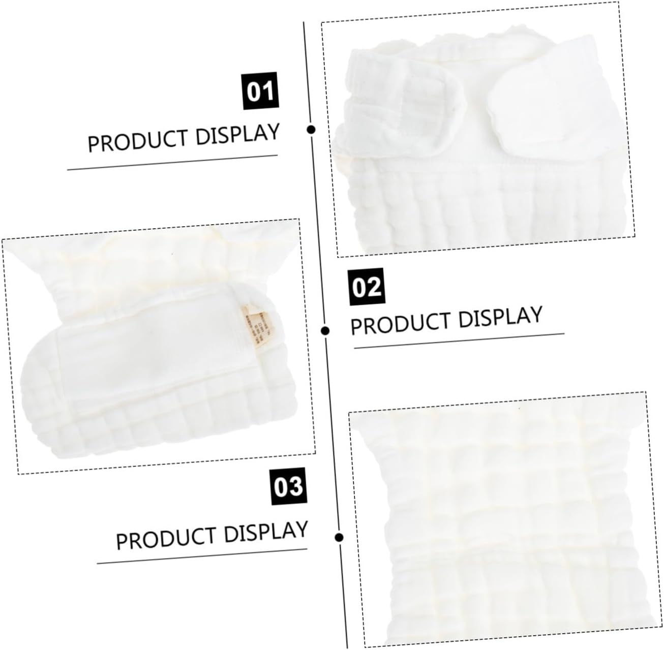 5pcs Reusable Newborn Diapers Washable Cloth Pants for Soft Months Keeps Dry All Night