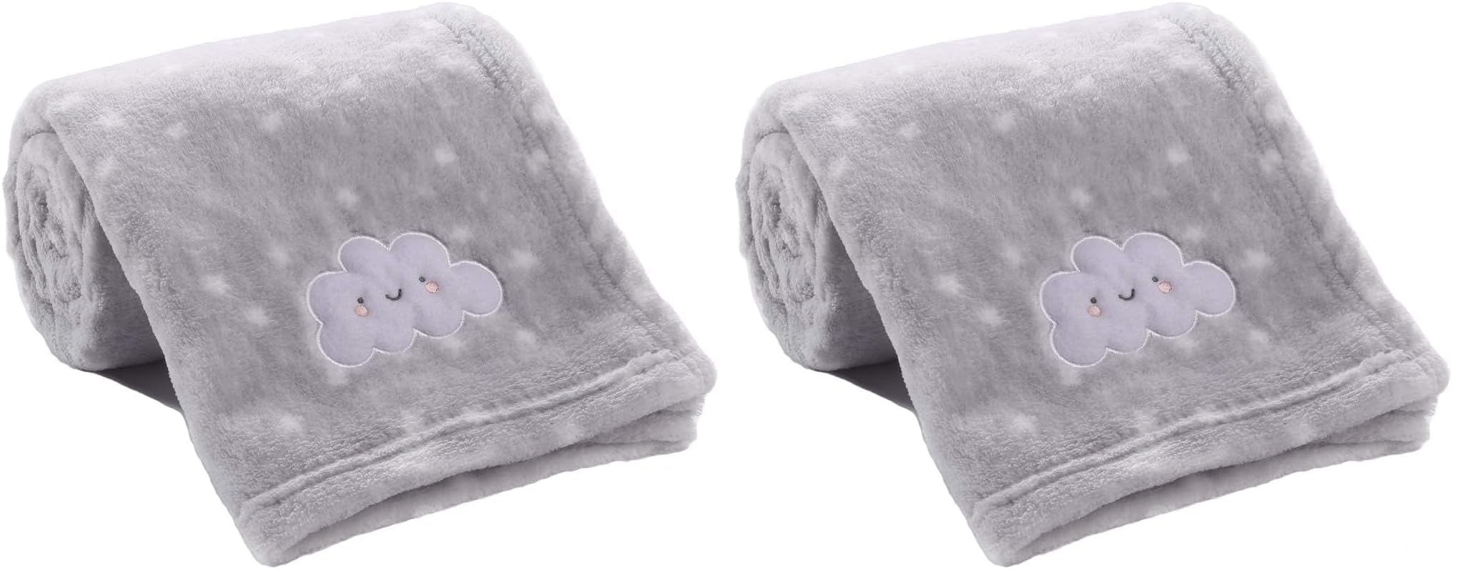 Couverture bébé moelleuse et chaude en lot de 2 pour protéger votre enfant du froid