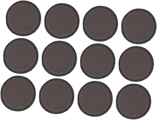 Healeved 12Piezas Almohadillas Desmaquillantes Reutilizables De Bambú Con Bolsa De Almacenamiento y Eficaces Los Tipos De Color Negro