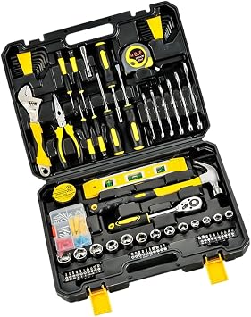 108Pcs Household Hand Tool Set Home Hardware Maintenance Woodworking Tool