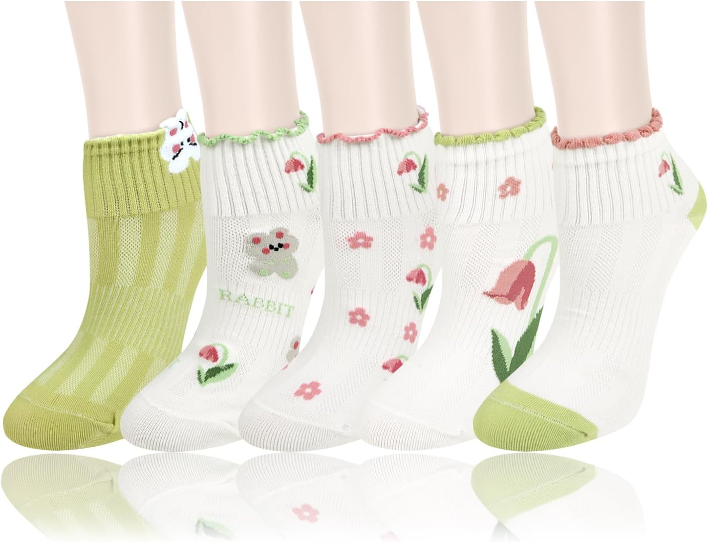 Benefeet SoxWomen Ankle Socks Girls Low Cut Cute Funny Silly 3D Cartoon Animal Cotton Socks