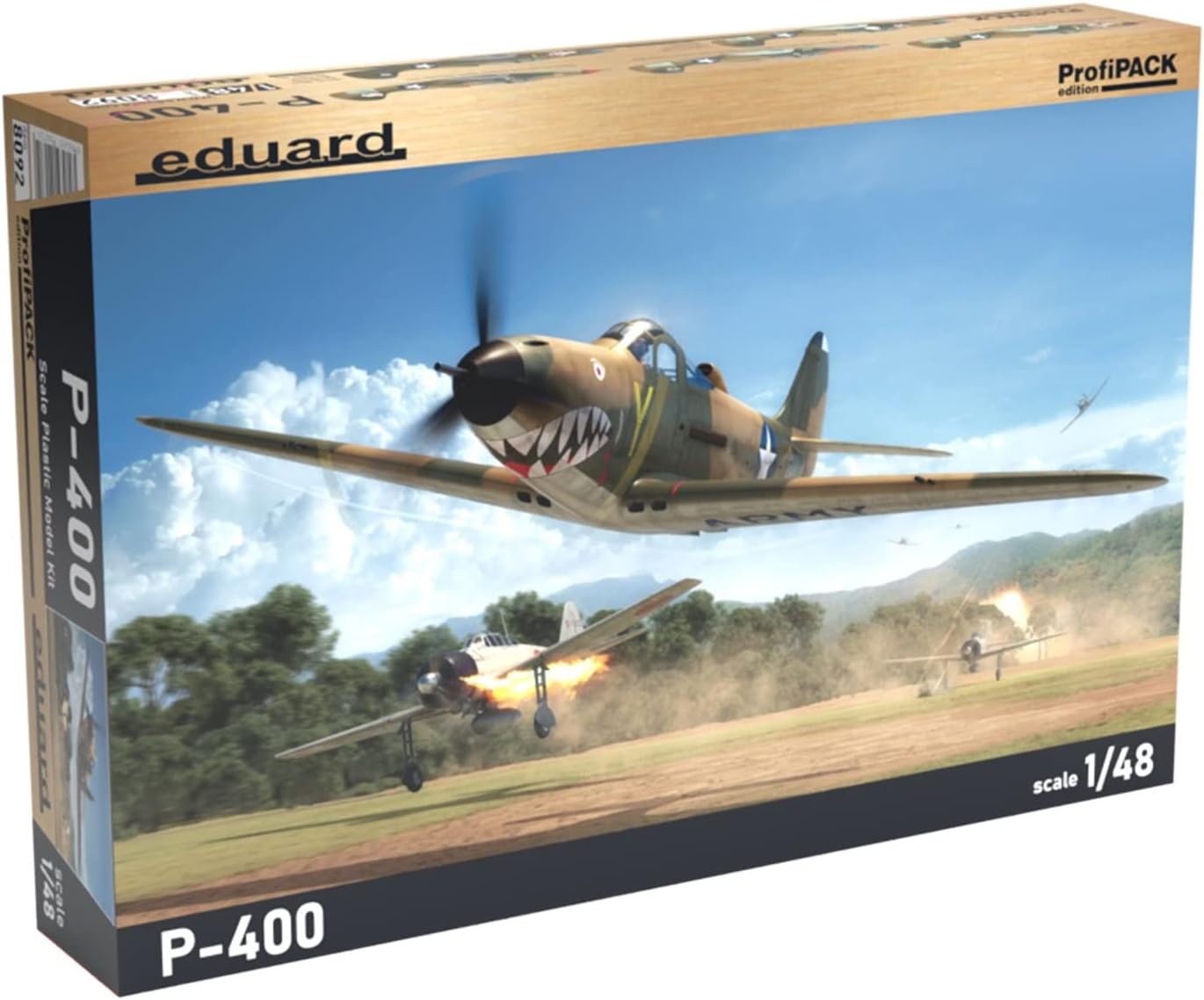 Eduard EDK8092 1:48 Profipack-P-400 Model Kit, Various