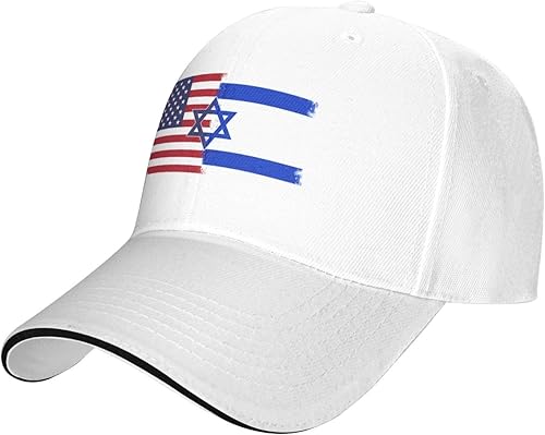 Miniatura 2 de Kkaingg Support Israeli, gorra de béisbol con la bandera de Israel con la bandera de Israel, gorra de camionero para hombre, sombrero de papá