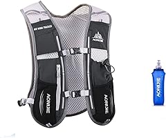 AONIJIE 5L Multifunctionele Ultrlight fietsrugzak/drinkrugzak met 500 ml drinkfles voor wandelen, training, hardlopen,...