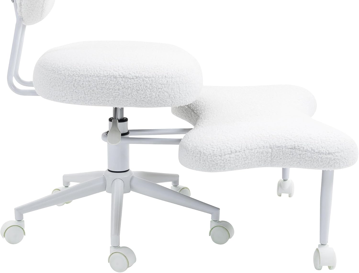 Ergonomic Meditation Chair with Lumbar Support – Height-Adjustable Seat Cushion, Ideal for High-Intensity Office Work – Beige