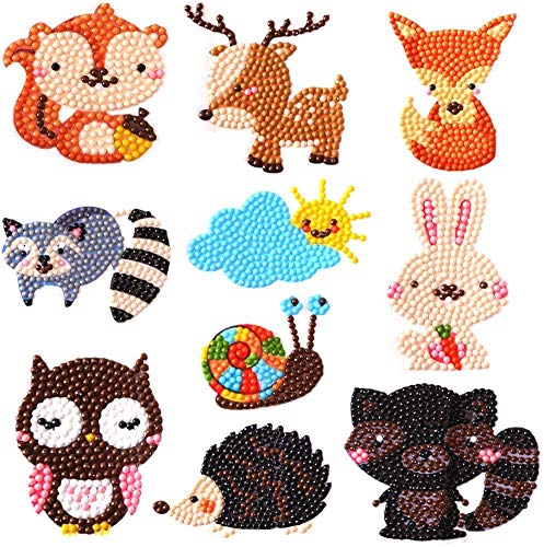UIUIX 5D DIY Diamond Painting Kits for Kids, Diamond Kits Paint by Numbers