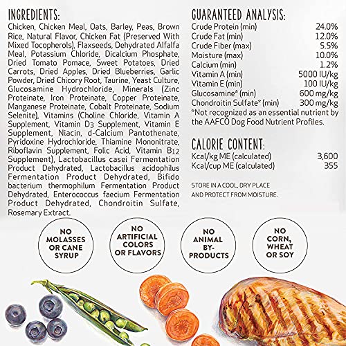 Dogswell Nutrisca Hip & Joint Dry Dog Food, High Protein Chicken & Oats Recipe #TOP3