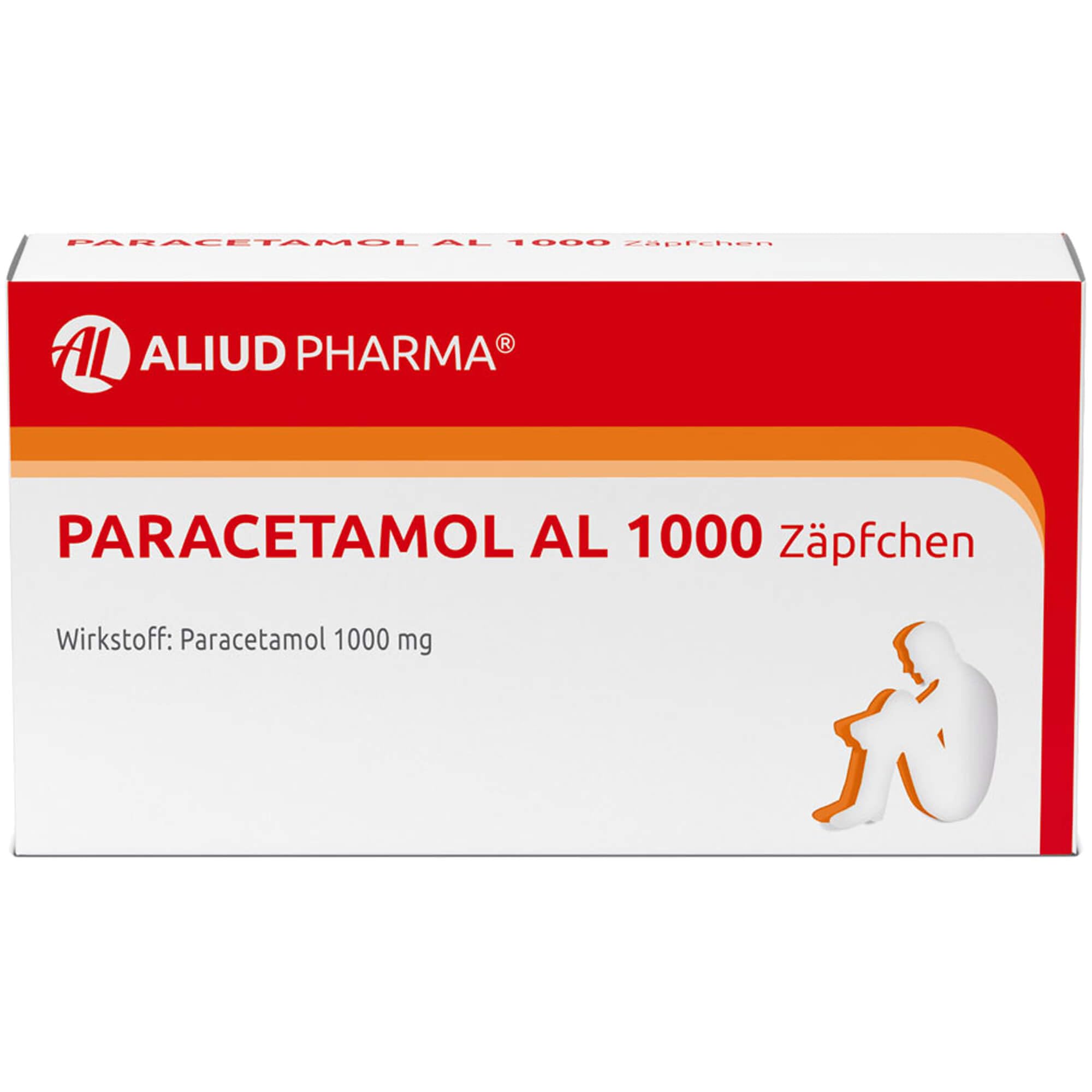 Paracetamol AL 1000 Zäpfchen, 10 Stück