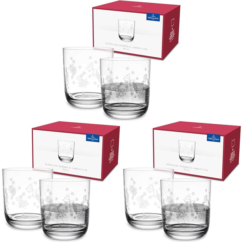 Verres en cristal Toy's Delight Villeroy & Boch haute résistance lavables en machine