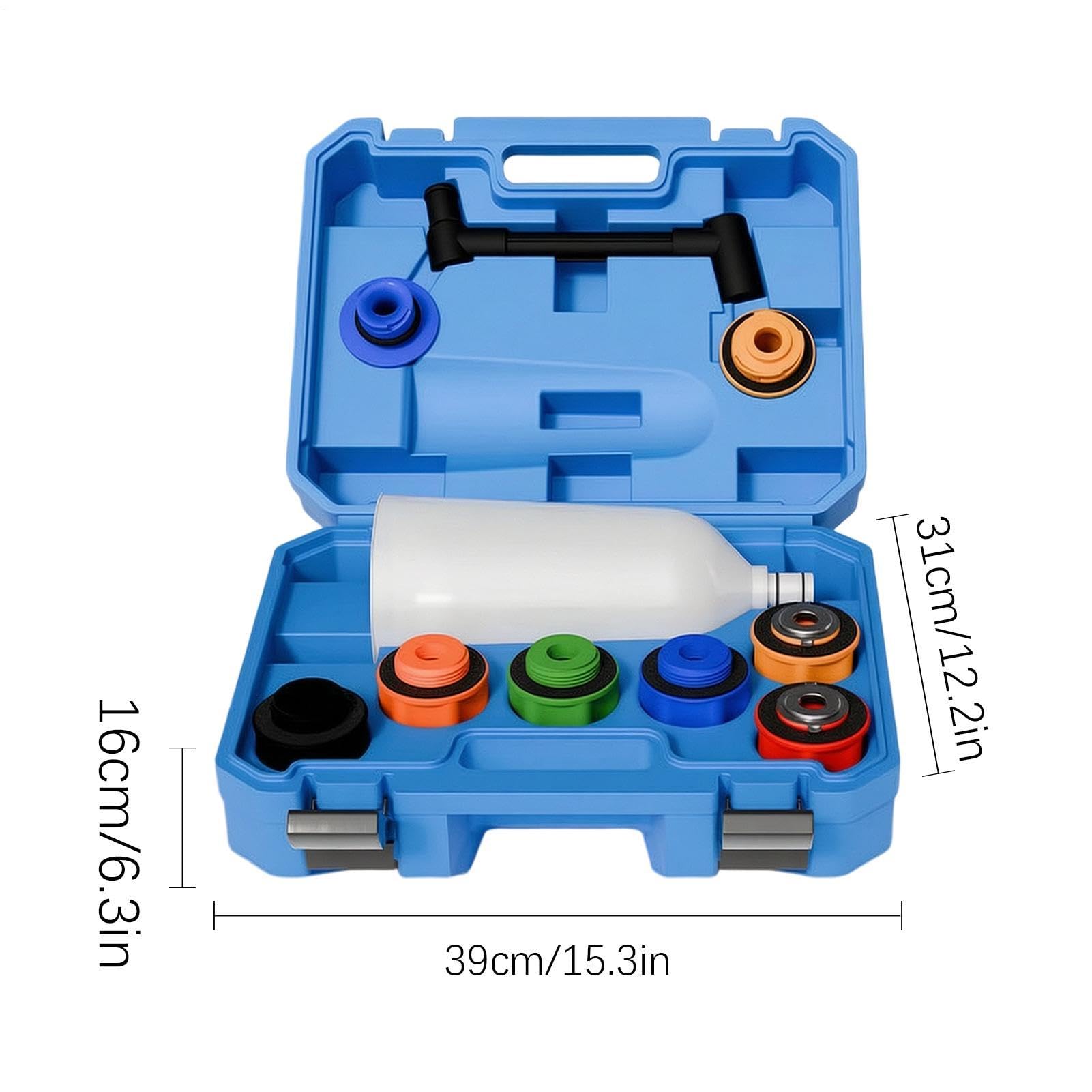 Embudo Cambio Kit vertido rápido y ajuste hermético con estuche | Juego Embudos Para Automotriz Para Entusiastas Del Motor Garaje Taller Reparación Preparación Estacional