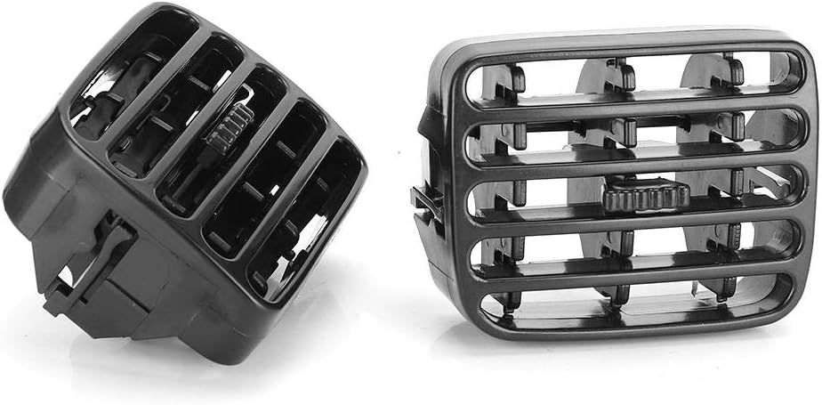 KIMISS Air Vent Grille for, Fits THALIA I & CLIO II, Center Control AC Ventilation Mesh, 2pcs Car Interior Dashboard Outlet