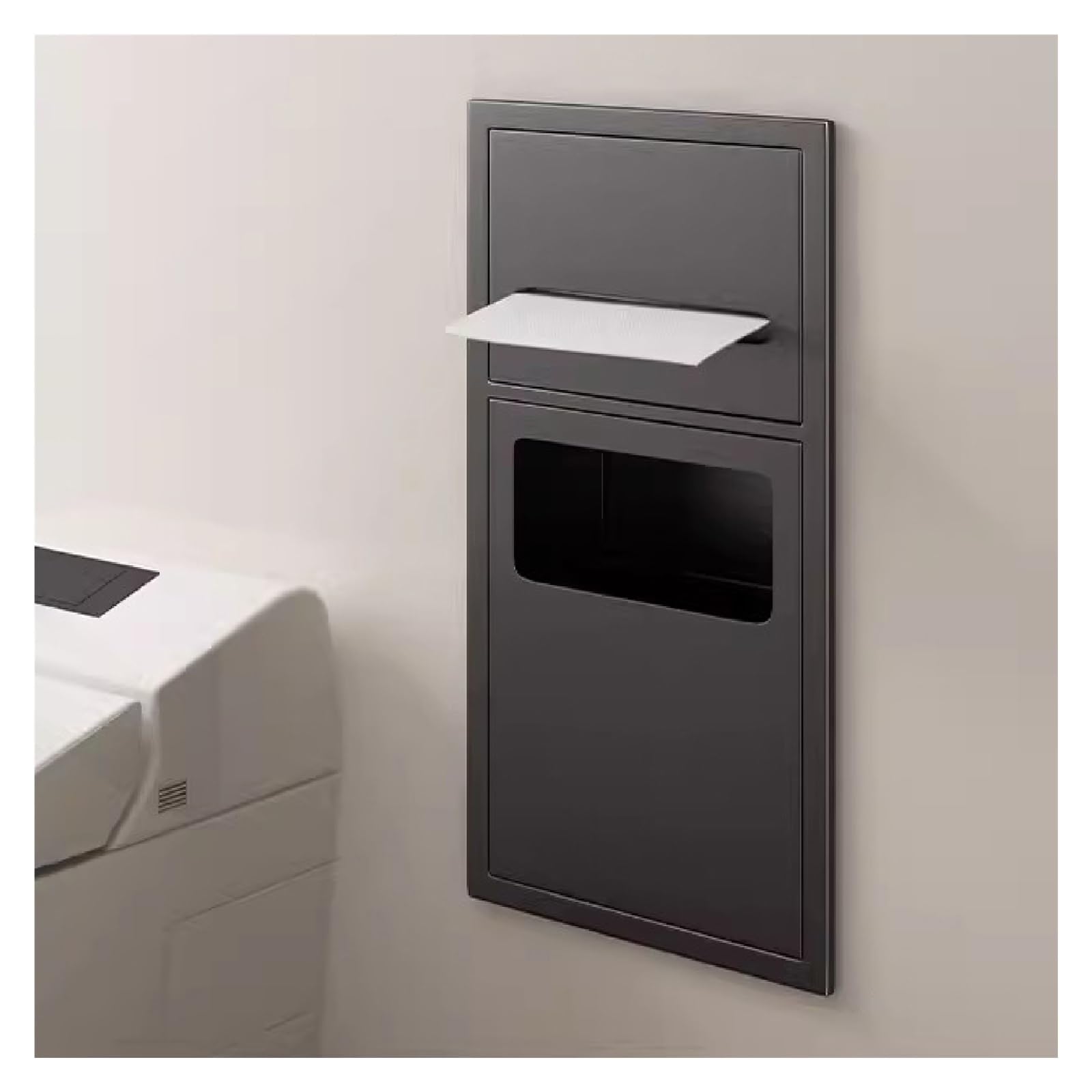 Étagère de douche Sto Solut au design minimaliste blanc en acier inoxydable durable