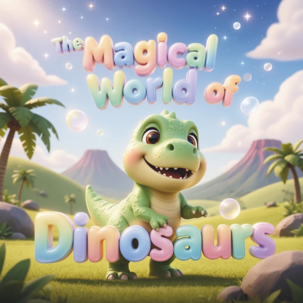 The Magical World of Dinosaurs: An Amazing Coloring Book Adventure with Fun Prehistoric Creatures for Kids Ages 4-8