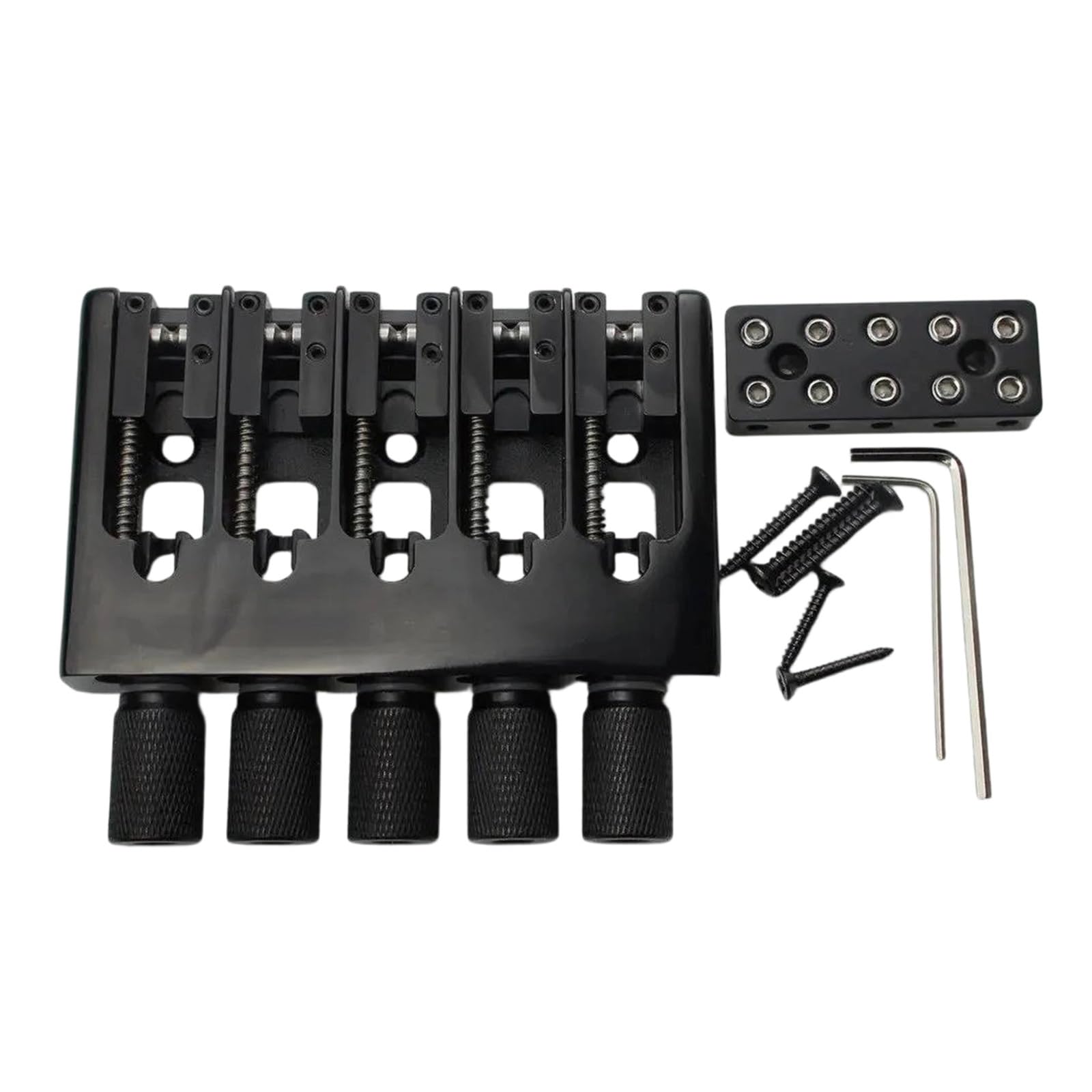 Puente Para Bajo Sin Cabeza Afinación Fina 4/5 Cuerdas Base Bk | Puente de guitarra(5 strings)