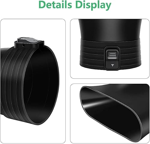 Miniatura 6 de TOPINCN Boquilla plana para soplador EGO 530, soplador de extremo plano, ángulo libre, soplador de hojas inalámbrico de mano, soplador de boquilla