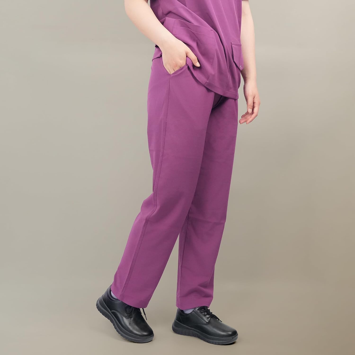 Hawkwell Women's Lace Up Lightweight Water Resistant Nurse Shoes Slip Resistant Healthcare Work Shoes - Image 3