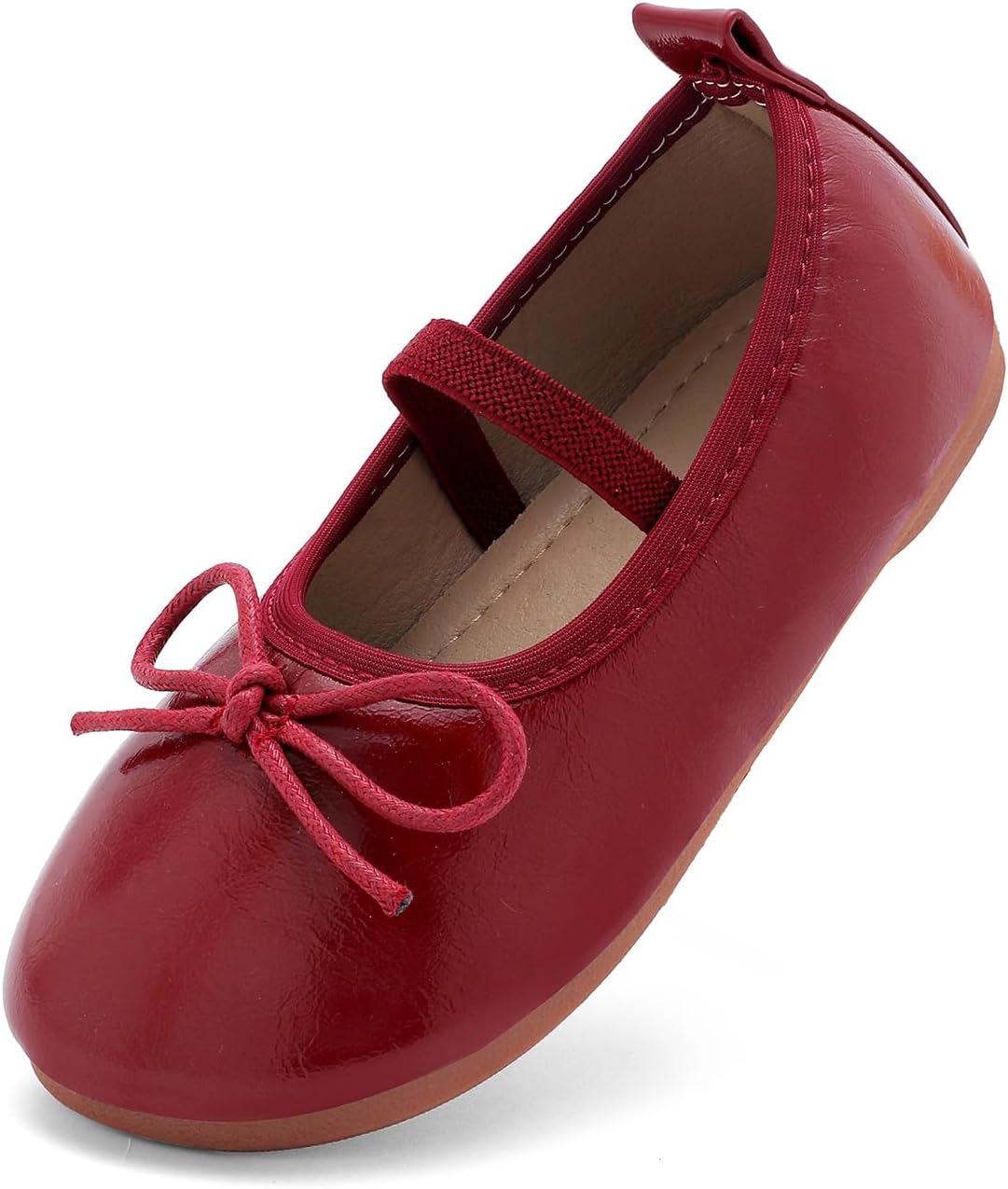 Toddler Girls Dress Shoes Mary Jane Flats School Uniform Oxfords Wedding Party Bow Flower Shoes Comfort Loafers