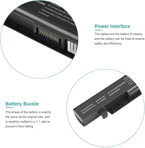 Miniatura 2 de Batería para portátil ASUS A41-X550 A450 P550 F550 K550 R510 X450 X550V A450C X550C X550A X550B X550D Y481C Y581C R510C R510J X550A 50L x 50L 50J