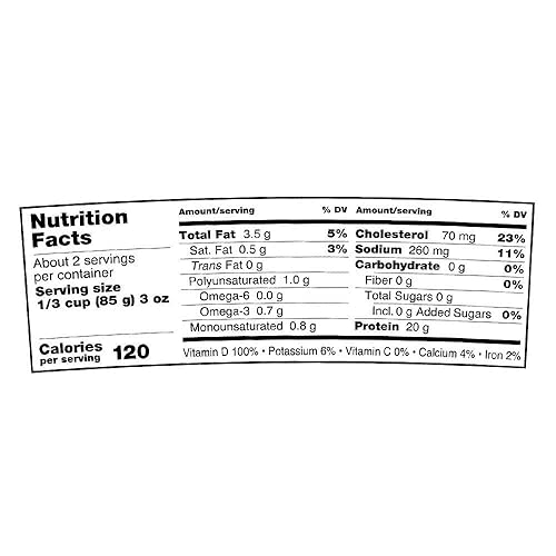 Miniatura 3 de Gold Seal Wild Alaska Salmón Rosa  Sin Piel Hueso  600oz  6 unidades  700 mg Omega 3 por porción EPA y DHA Omega-3  071oz de proteína por porción