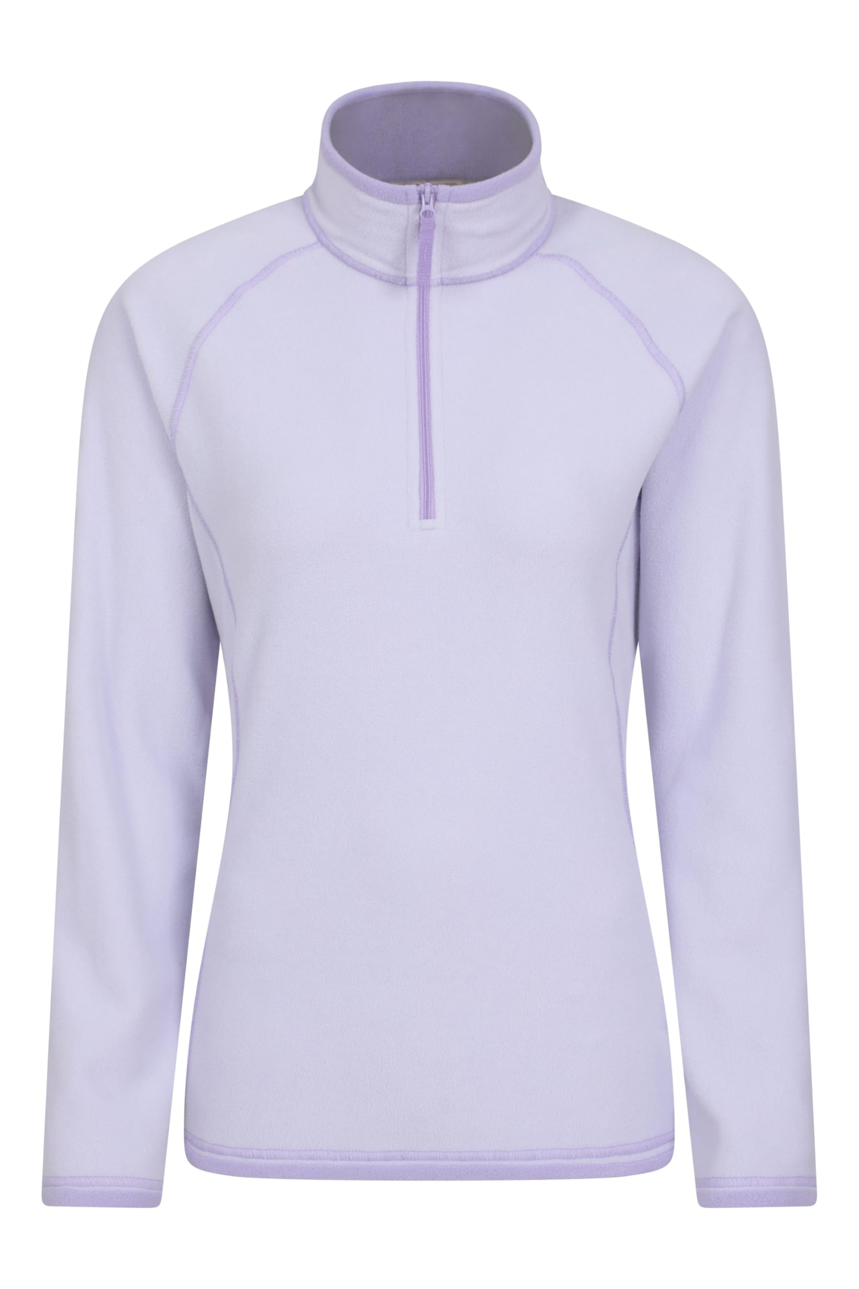 Mountain Warehouse Purple Montana Womens Microfleece - Breathable Ladies Sweater, Quick Drying Pullover, Warm Fleece Jacket, Half Zip - For Spring Summer, Travelling, Outdoors Women's 20 Plus