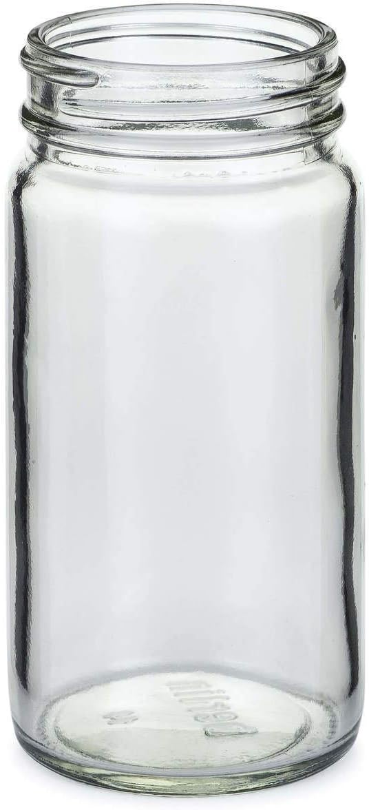 4 oz Clear Glass Paragon Spice Jars Case 12 by Berlin Packaging
