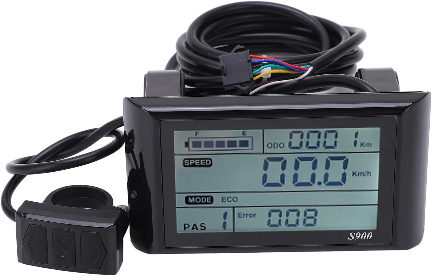 VGEBY Motor Brushless Controller Kit, 36/48V 500/750W Electric Scooter Brushless Motor Controller LCD Panel Kit with 9 Mosfet LCD‑S900 Meter