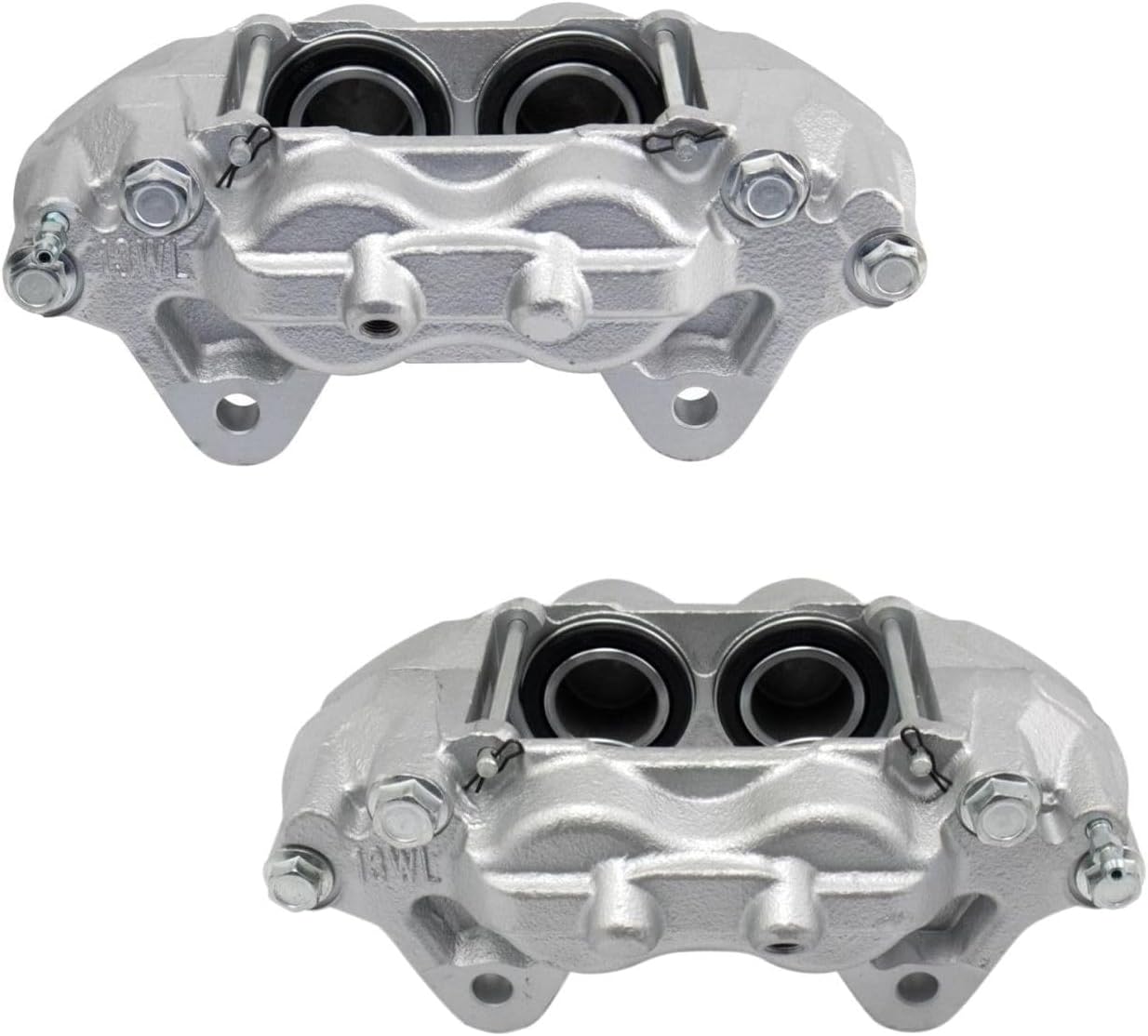 Front Disc Caliper Assembly Left Right Kit Pair for Toyota for 4Runner 2003-2005 for FJ Cruiser 2007-2014 for Sequoia 2003-2007 for Tundra 2000-2006 Truck SUV 2 Piece