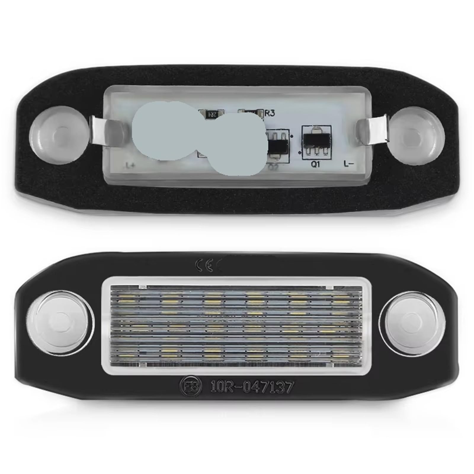 Luces Traseras Matrícula 2 Luces LED para Matrícula De Coche De 12 V para Volvo para V50 para V60 para V70 para C30 para C70 Luz Placa Auto