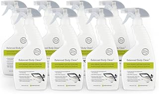 Balanced Body Clean, Home Cleaning and Pilates Equipment Cleaning Supplies for Home Gym and Studio Use, 650 ml (22 fl oz), 8 Pack