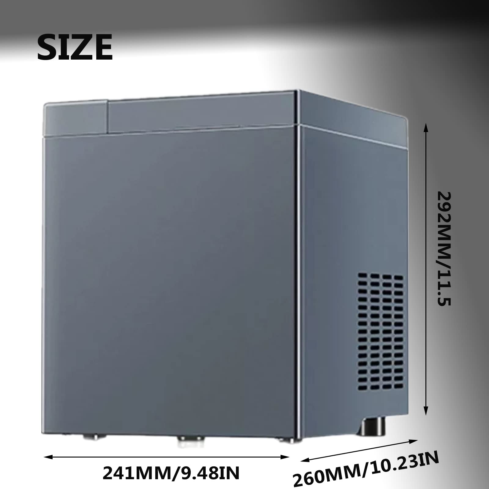 Maquina de Hielo Grandes MáQuina de Hielo 10KG en 24 H Ice Maker Profi