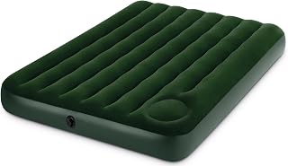 INTEX Downy Full Airbed, Verde, Full - 54" x 75" x 8.75"