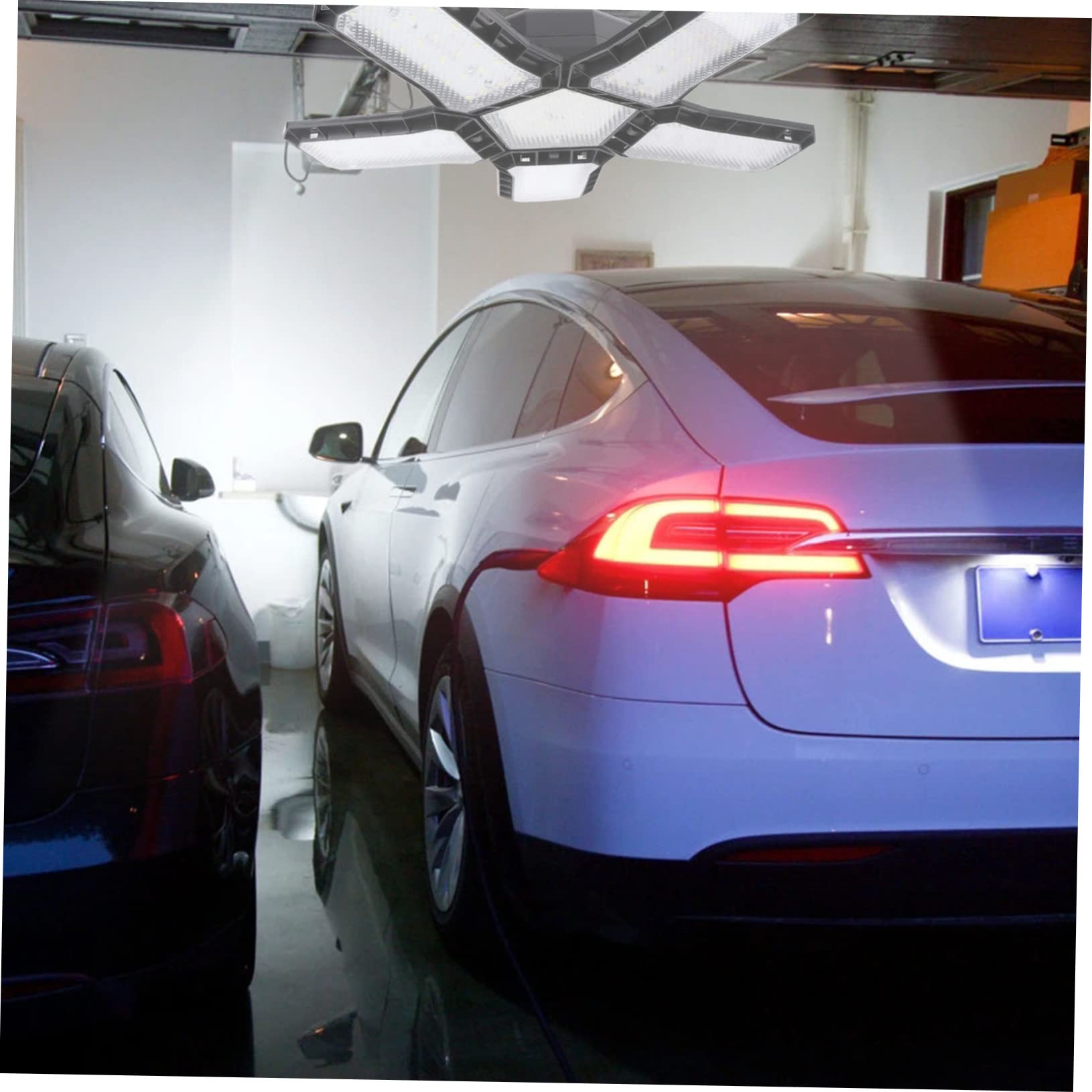 80w Industrial Led Garage Light Led Panel Garage Lighting Warehouse Light Energy-Saving No Wiring — view 6