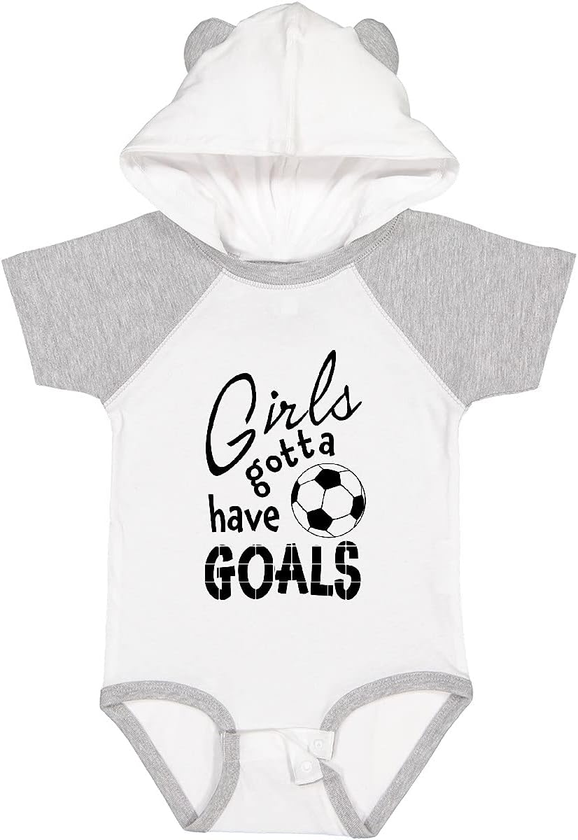 inktastic Girls Gotta Have Goals- Soccer Baby Bodysuit