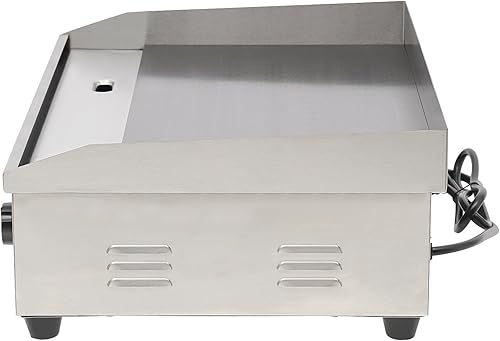 Miniatura 6 de Plancha comercial, 110 V, 3000 W, para restaurante comercial, parrilla eléctrica, placa de cocina combinada con control termostático ajustable