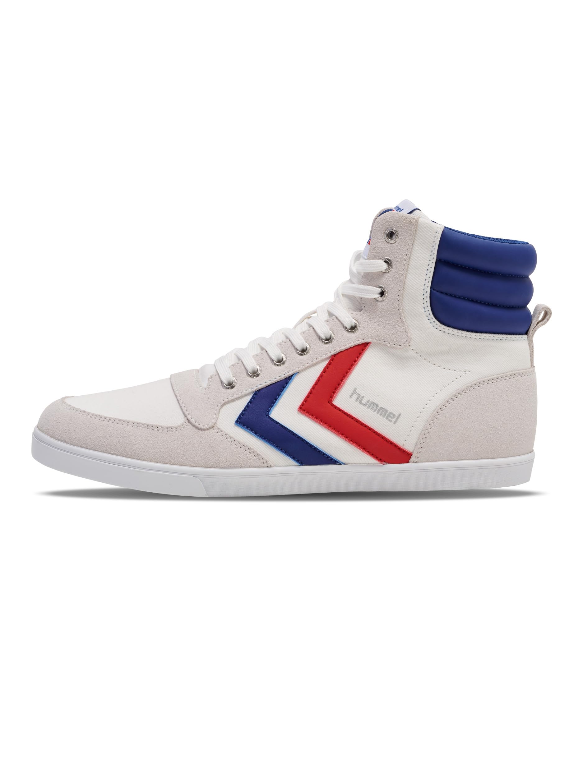 hummel Slimmer Stadil High Top Sneakers Damen & Herren - Hohe Sneaker Erwachsene - Unisex Schuhe aus Canvas - Slim & High-Cut Passform - Normale Schuhweite