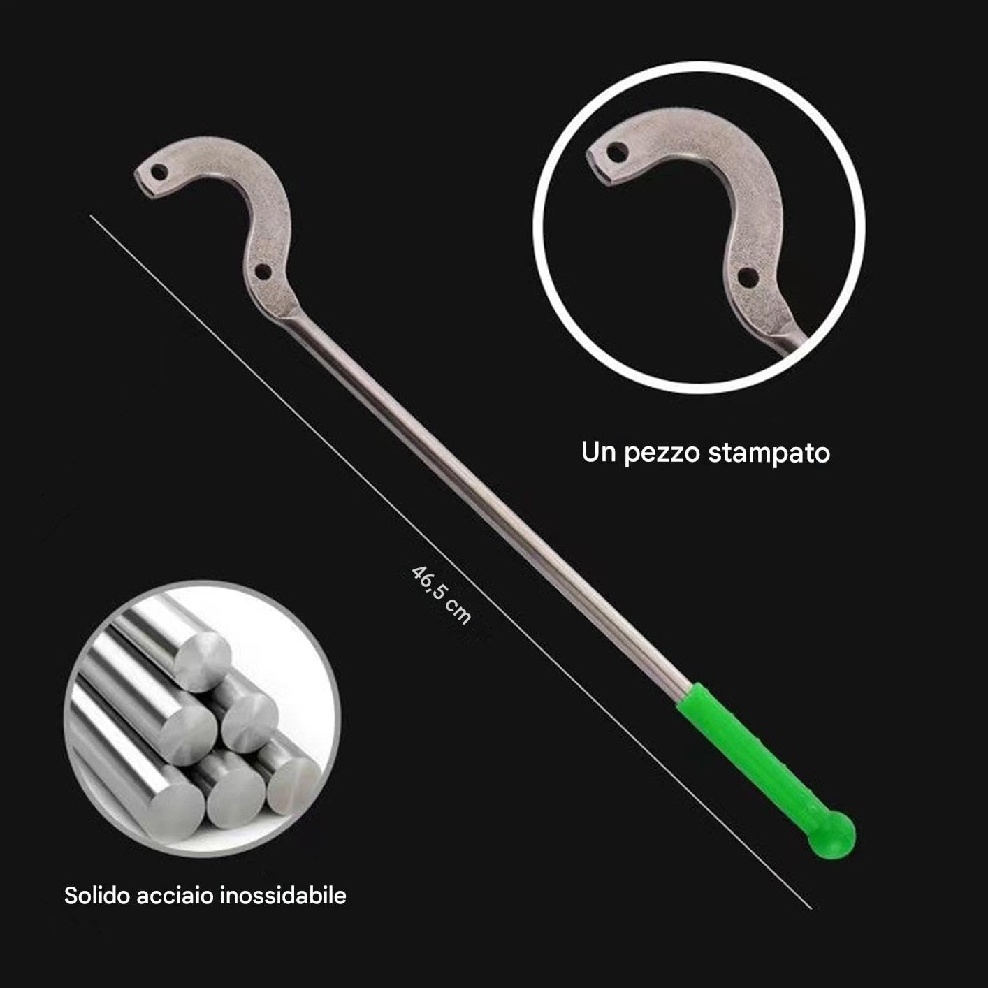 Pompa Manuale Per Pozzo | Pompa Mano Acqua Profonda,Alimentatore Fontana Per Prato Stagno Dispositivo Aspirazione Acciaio Inox