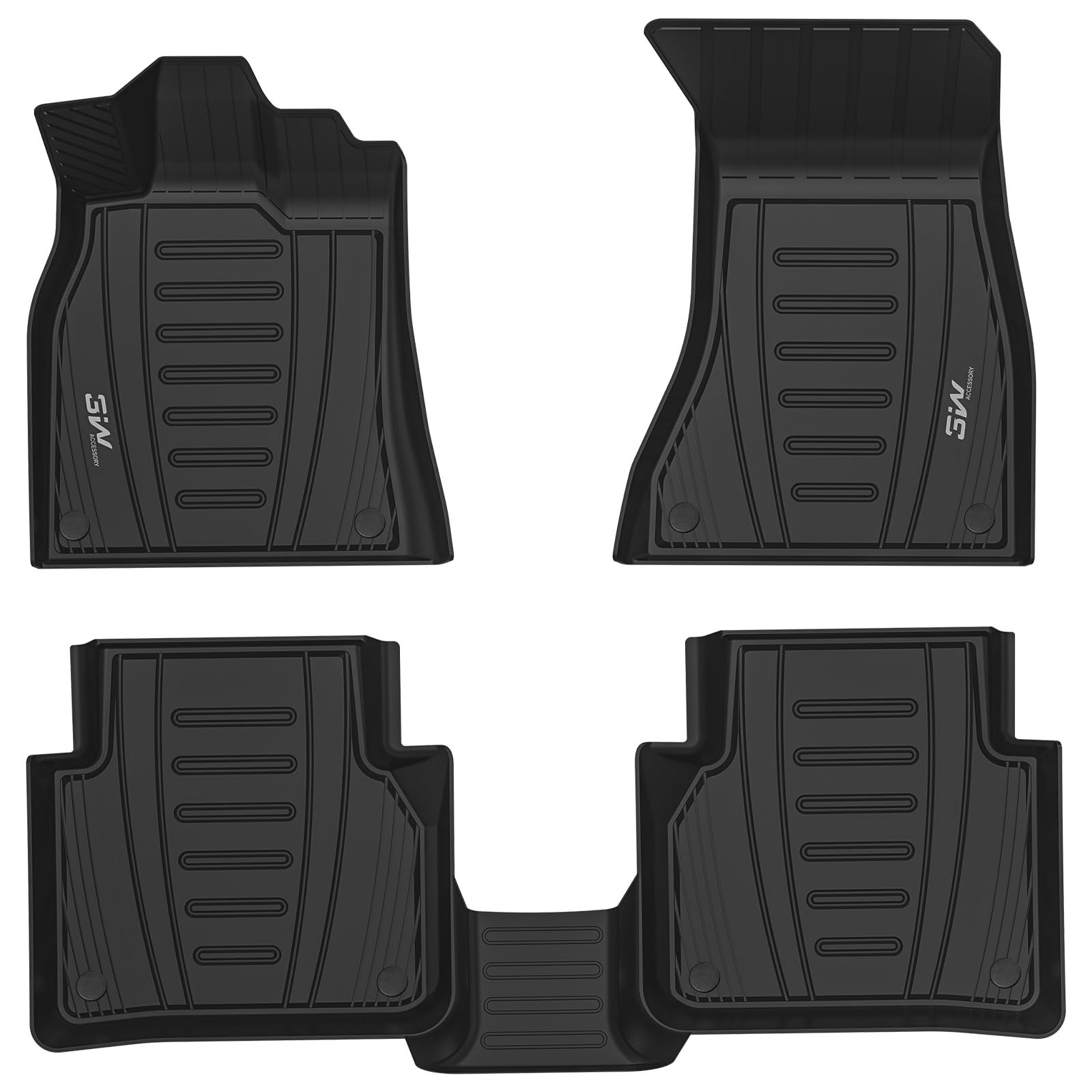 3W Tappetini Compatibile con AUDI Q5 SQ5 2018-2025 2026, Facili da pulire Tappetino Antiscivolo per Impermeabili a Copertura Completa Set Adatto a AUDI, Tappeti Auto su Misura in Thorex™