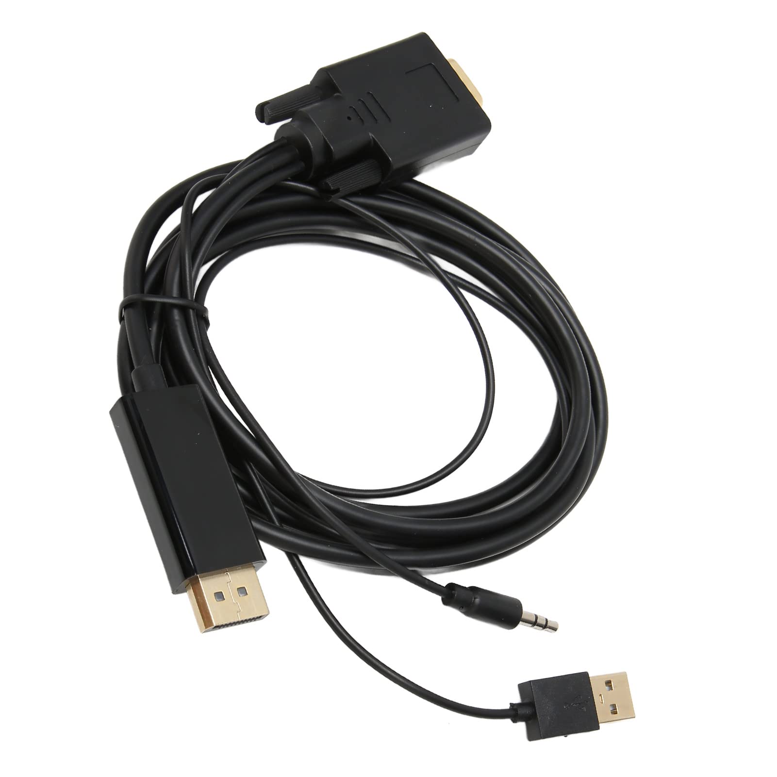 Jiawu Cable Adaptador de VGA a con para PC Portátil Monitor