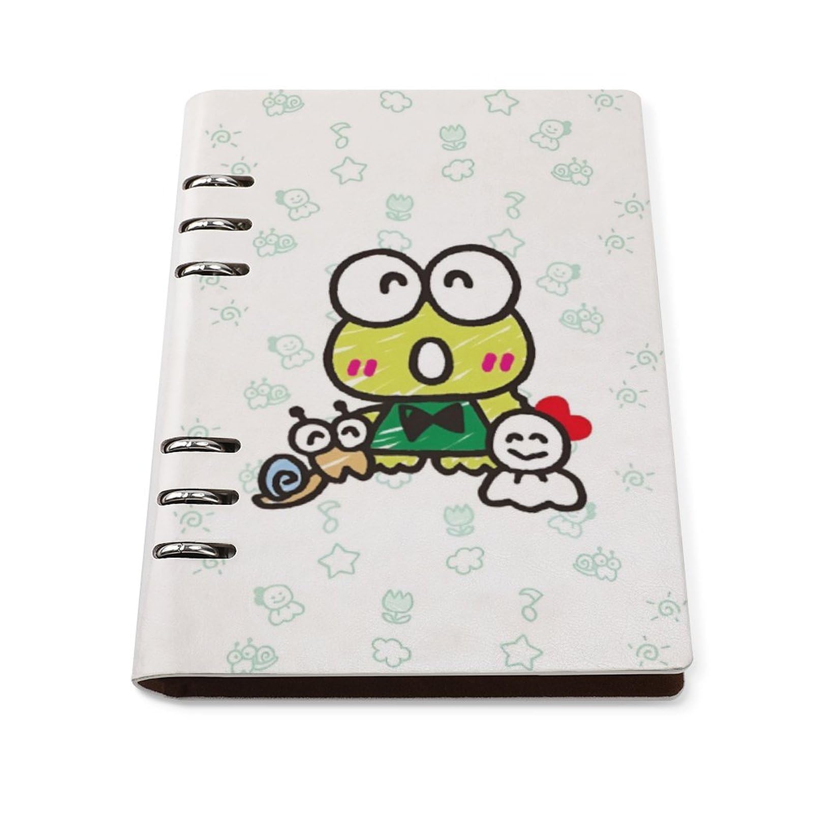 Amazon | けろけろけろっぴ システム手帳 PU ノートメモ帳 バインダー