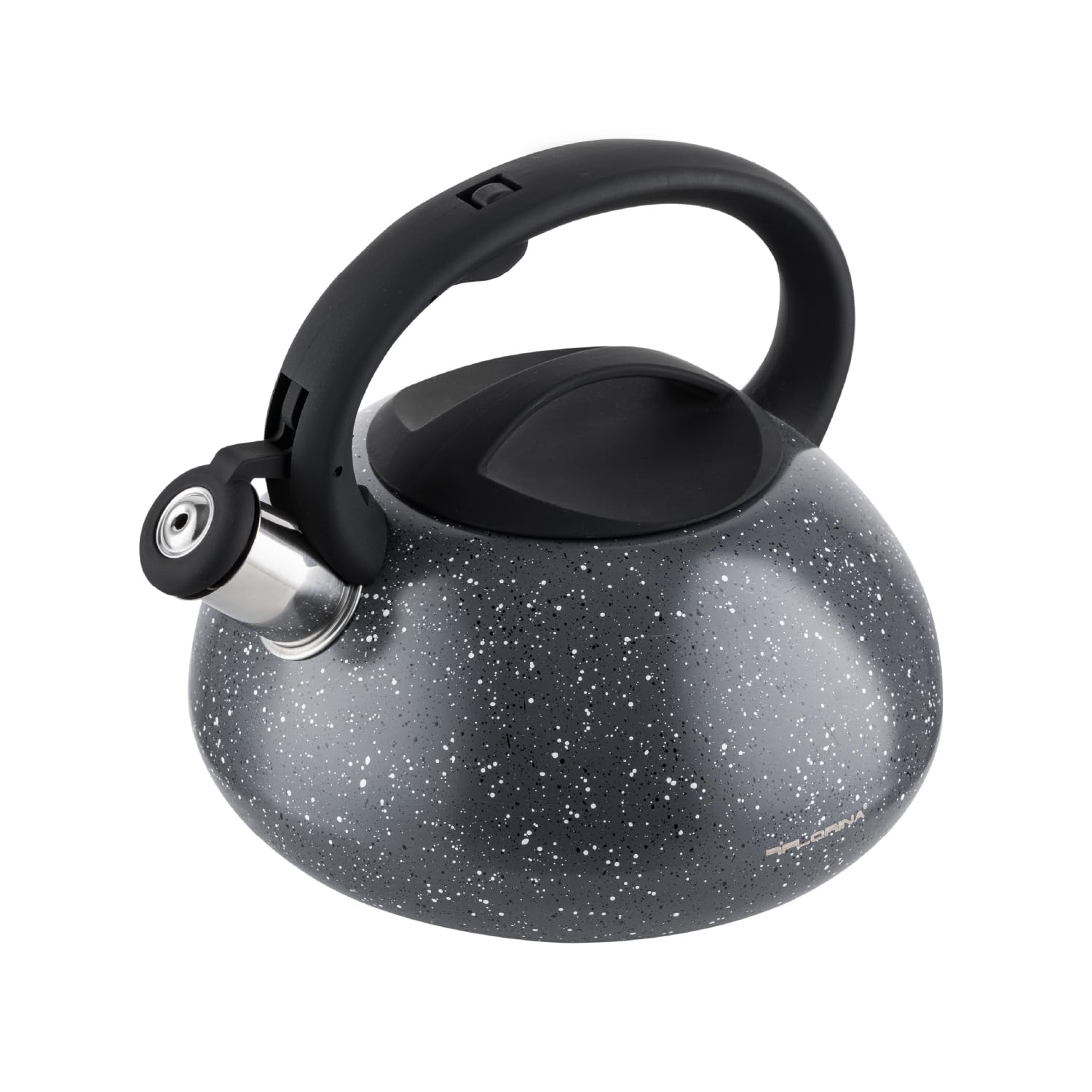 FLORINA Hervidor de Agua (2,5 l) I Tetera de Acero Inoxidable LUKE I Silbato con Mango de Bakelita I Silbido Automático I Tetera para Té y Café I Apta para Todo Tipo de Cocinas I Color: Negro — view 23